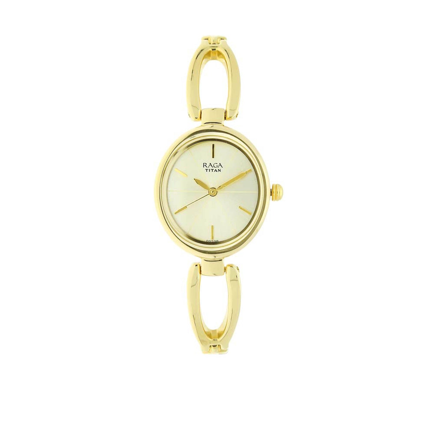 Titan Raga Viva Champagne Dial Women Watch With Metal Strap