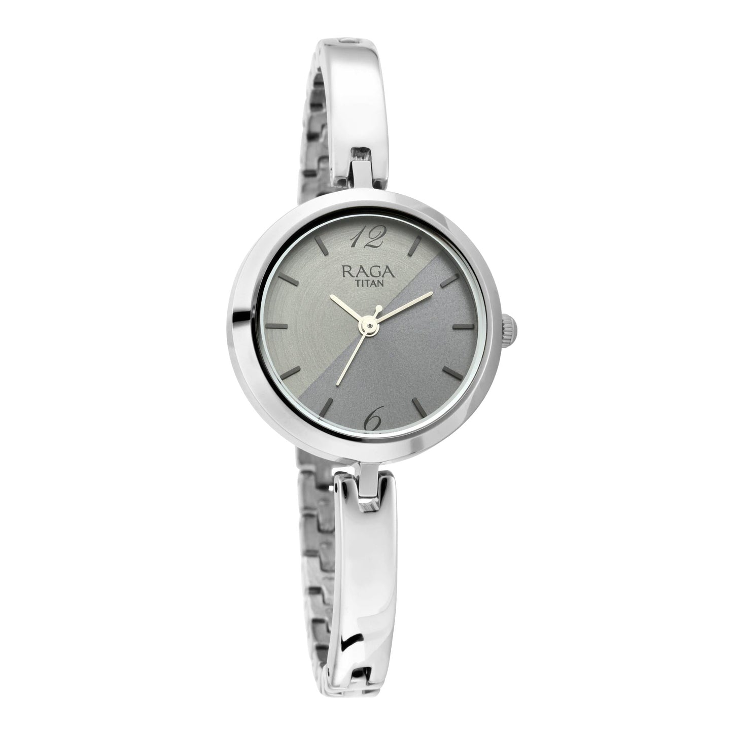 Titan Raga Viva Silver Dial Women Watch With Metal Strap