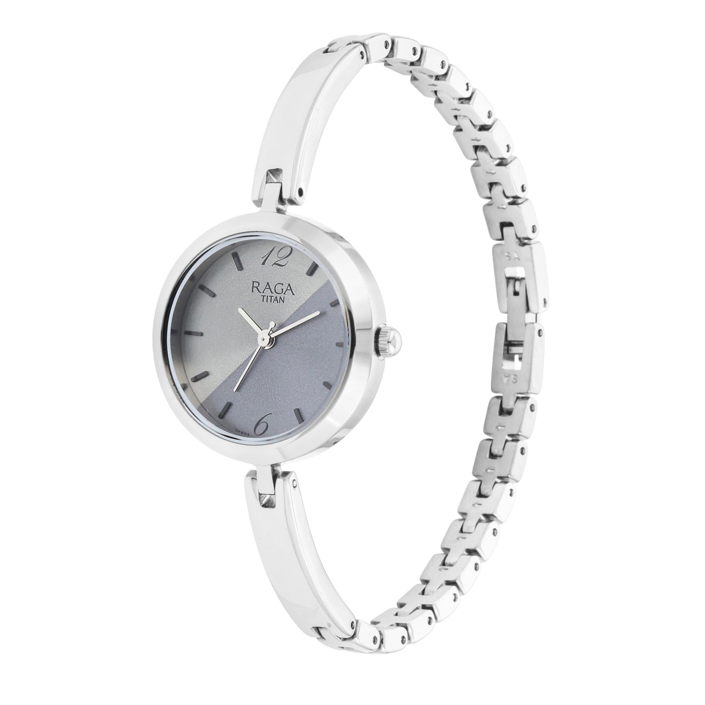 Titan Raga Viva Silver Dial Women Watch With Metal Strap