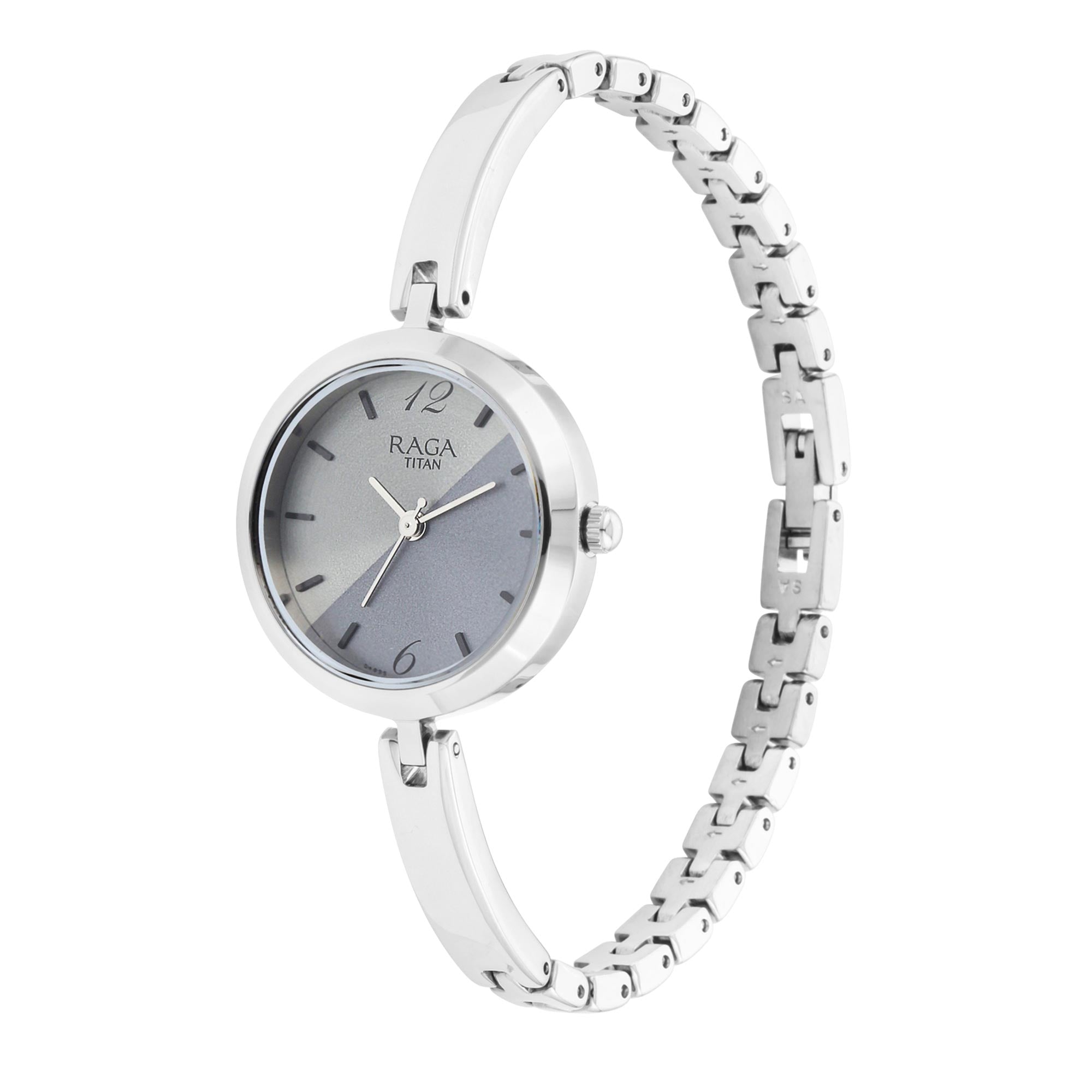 Titan Raga Viva Silver Dial Women Watch With Metal Strap