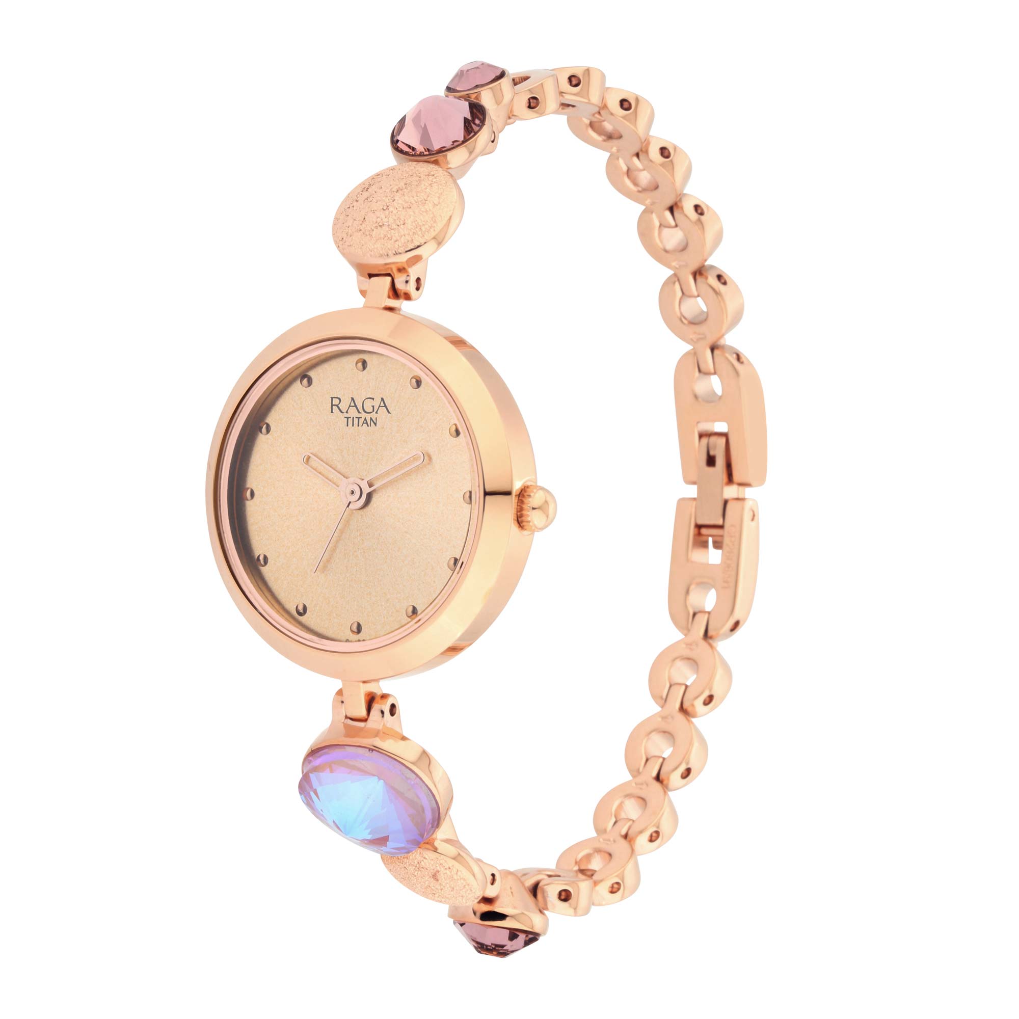 Titan Raga Moments Of Joy Mother of Pearl Dial Women Watch With Metal Strap