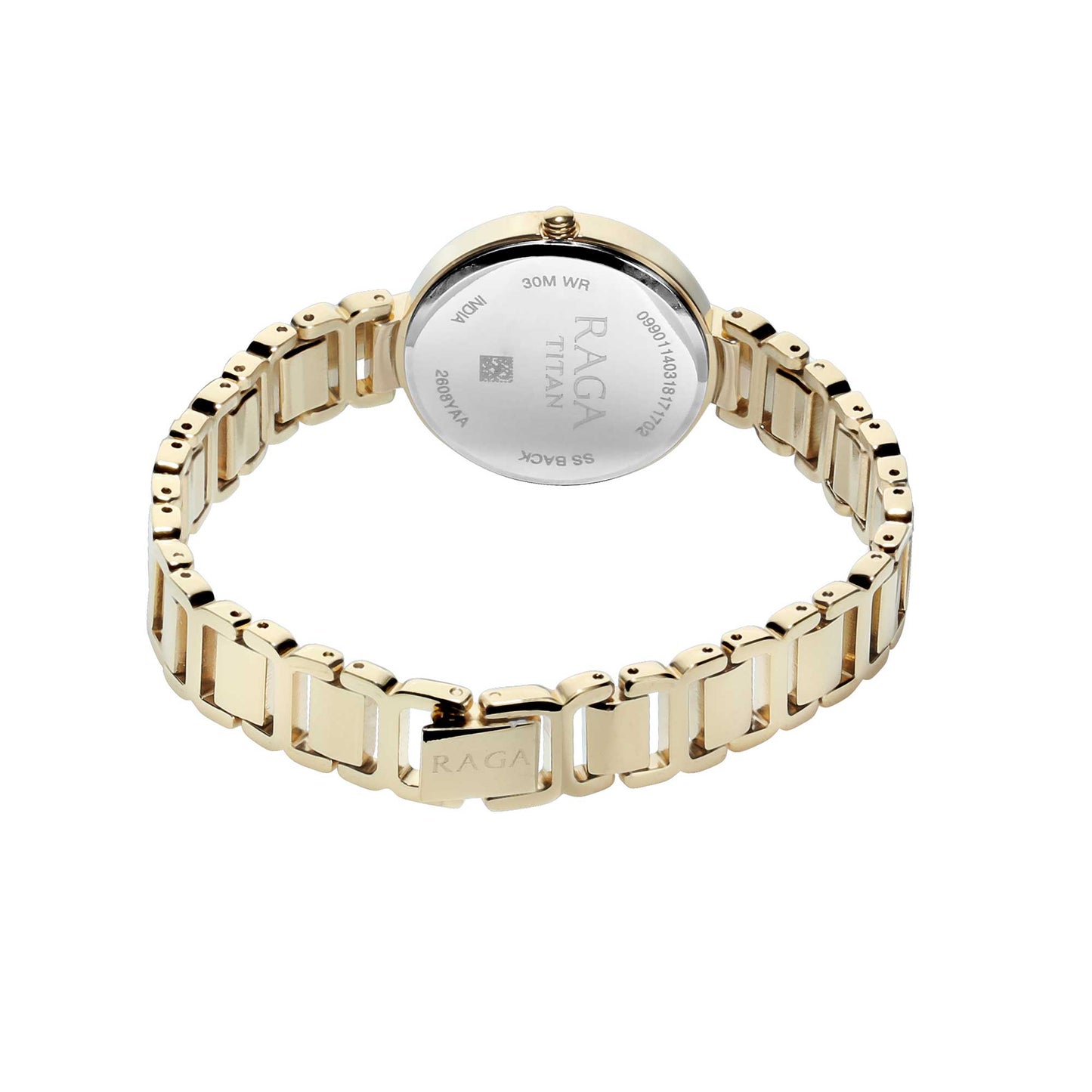 Titan Raga Viva Champagne Dial Women Watch With Metal Strap