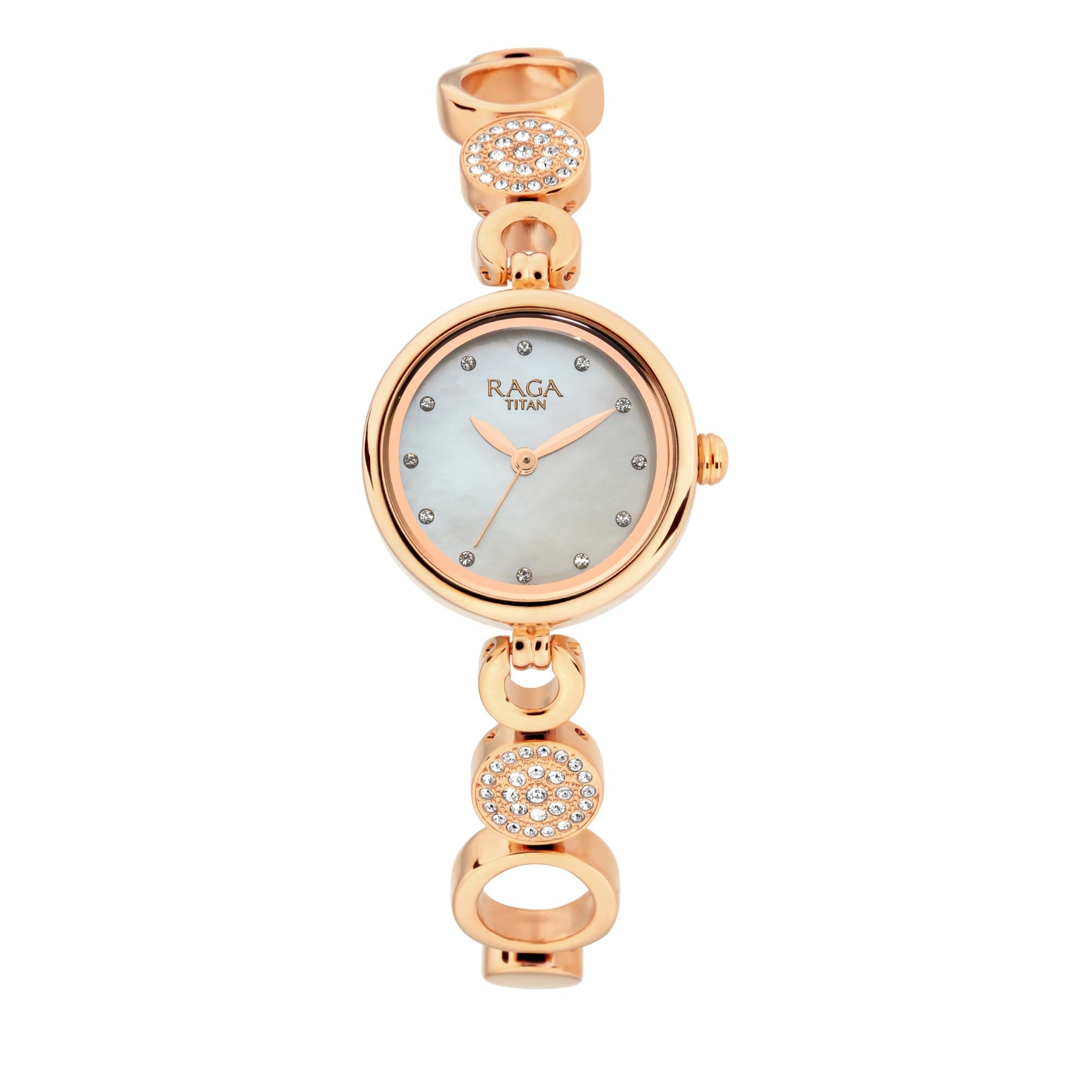 Titan Raga Mother of Pearl Dial Women Watch With Metal Strap Titan Watches Australia